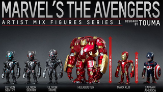 Illustration for article titled Hot Toys' Adorable Age Of Ultron Toys Are Not What You'd Expect
